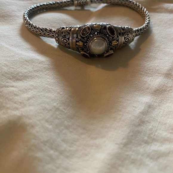 Devata Pearl Gemstone Chain Bracelet - Picture 5 of 9